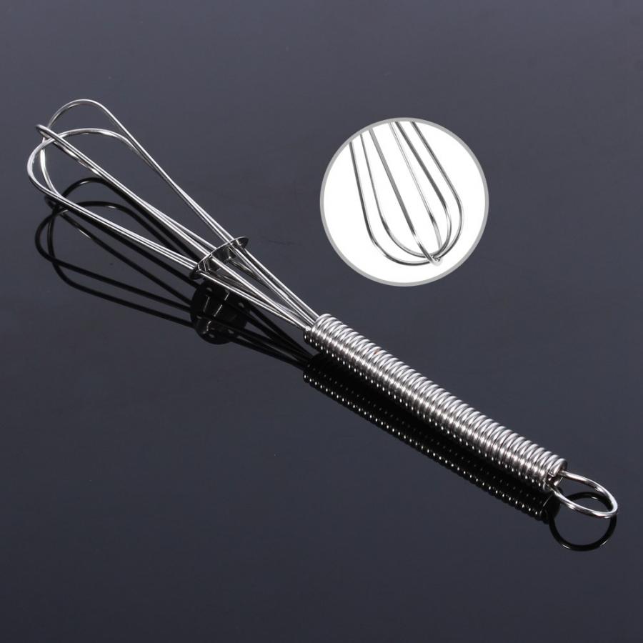 Kitchen Baking Accessories 5 Inch Stainless Steel Whisk Set Balloon Wire Whisk Egg Frother Milk Beater Mixer Kitchen Gadget