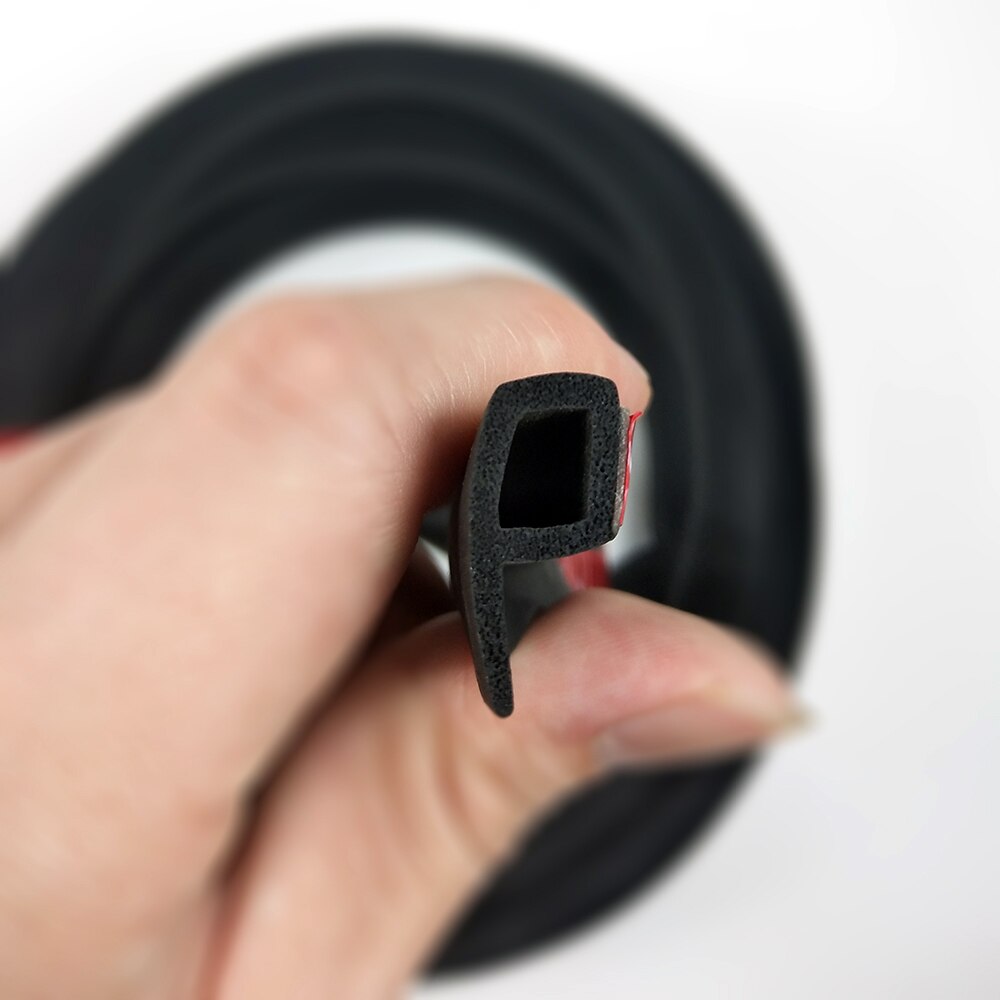 Tira de sellado para coche en forma de P, tira de sellado para puerta de coche, antipolvo, goma, aislamiento acústico, tipo P, burlete, sellos de goma para puerta