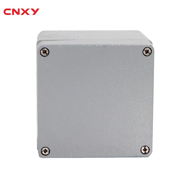 Weatherproof Aluminum PCB Enclosure Aluminum Electronic Enclosures 100*100*80mm junction box