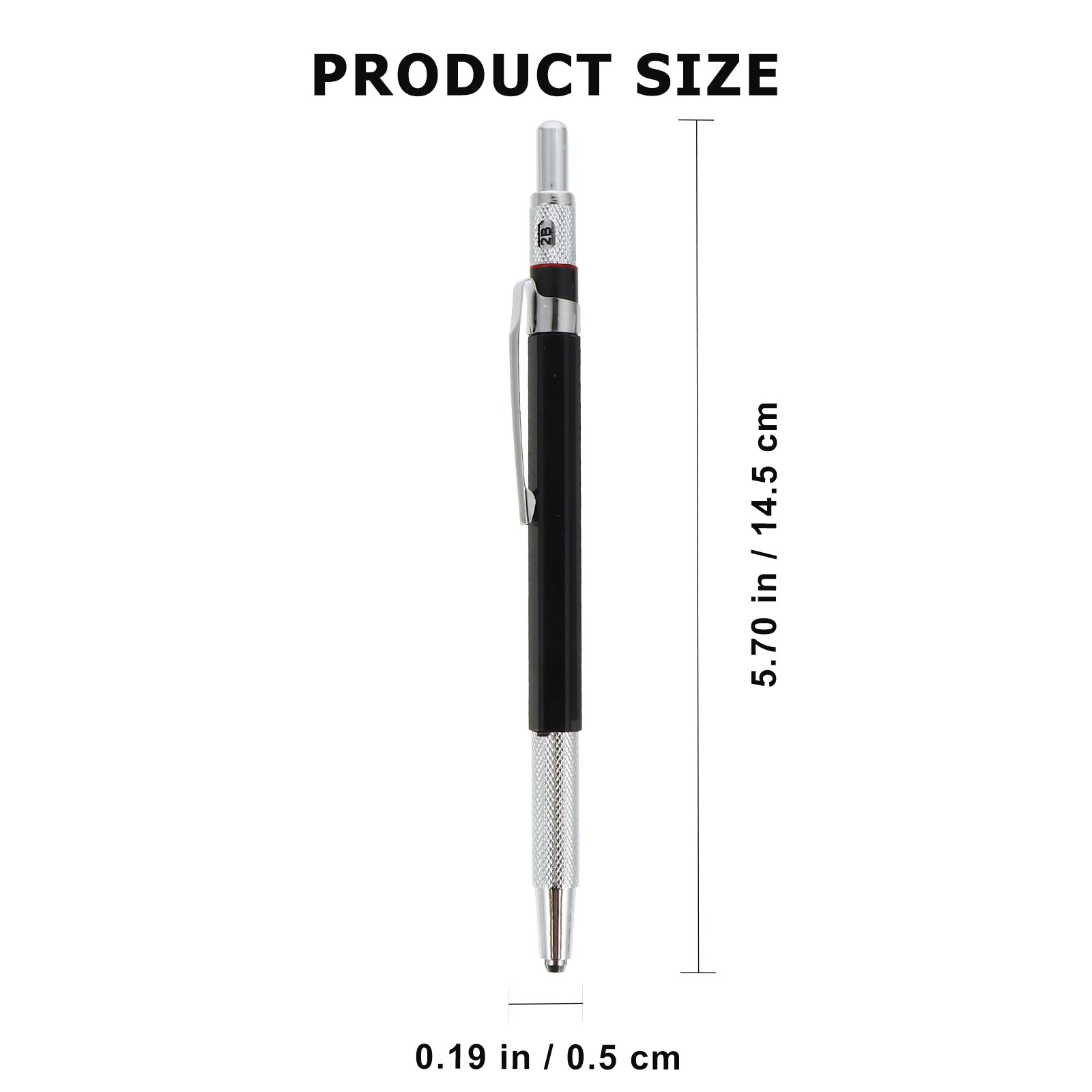 2 Sets Mechanical Pencil Automatic Lead Pencil Carpenters Drawing Marking Device