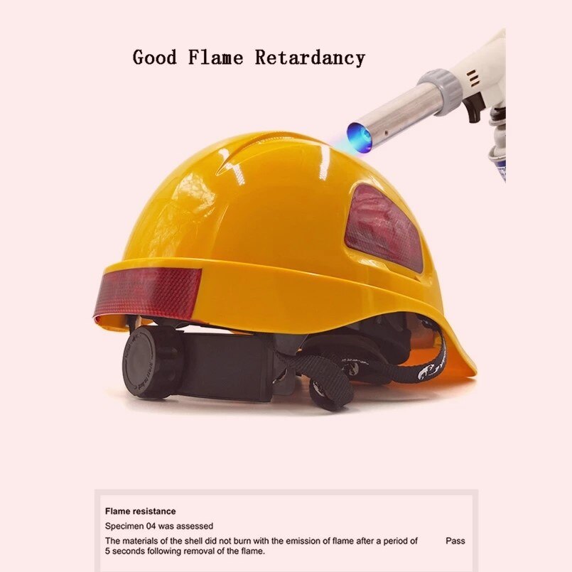 ABS Safety Helmet Construction Climbing Steeplejack Worker Protective Helmet Hard Hat Cap Outdoor Workplace Safety Supplies