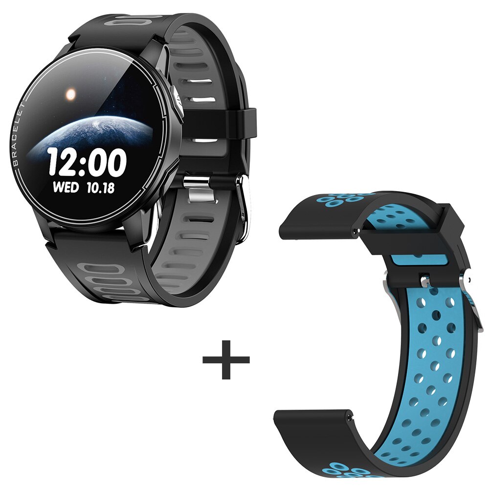 neue L6 Smart Uhr IP68 Wasserdichte Sport Männer Frauen Bluetooth Smartwatch Fitness Tracker Heart Rate Monitor Für Android IOS: G5