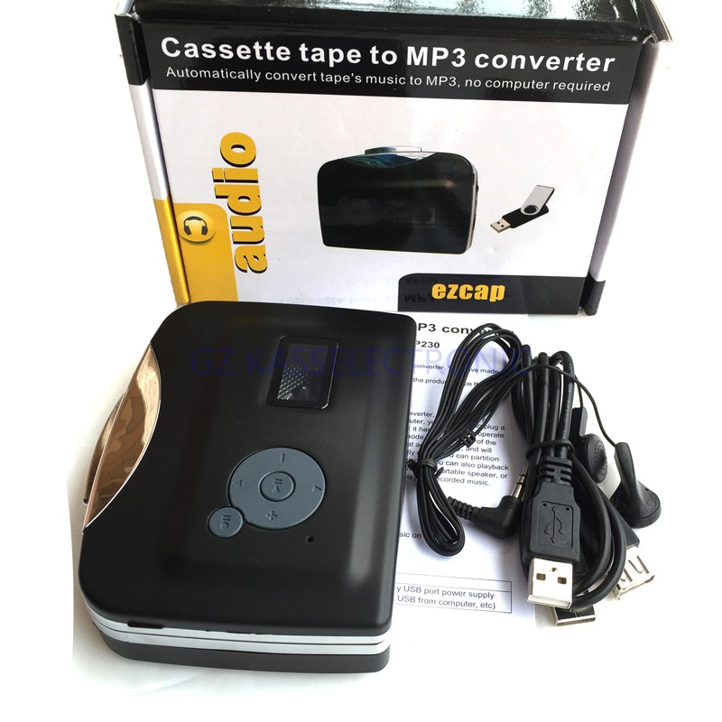 KASSEXUN , convertidor de cinta a digital, convertir cassette antiguo a mp3 en memoria Flash USB directamente, no se necesita PC se requiere,