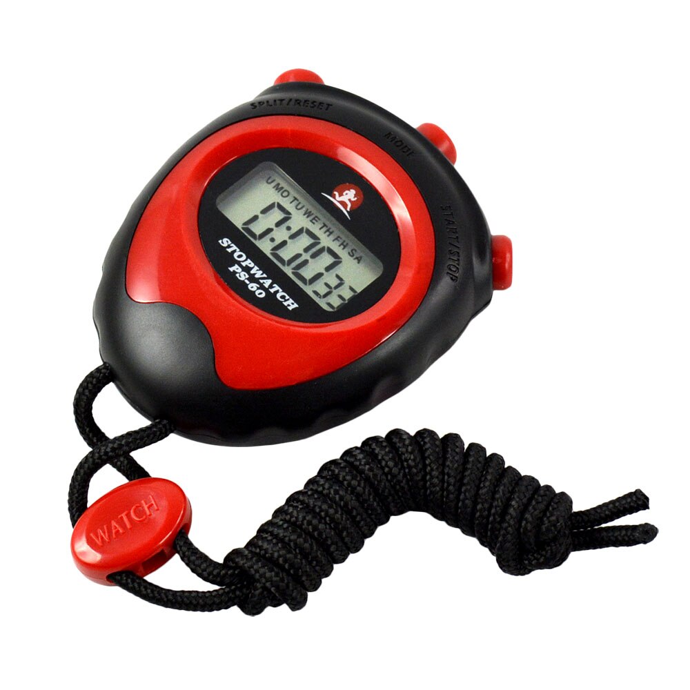 Men Digital Stopwatch Sports Running Waterproof LCD Outdoor Sports Wrist Horloge Chronograph Timer Counter Alarm Watches