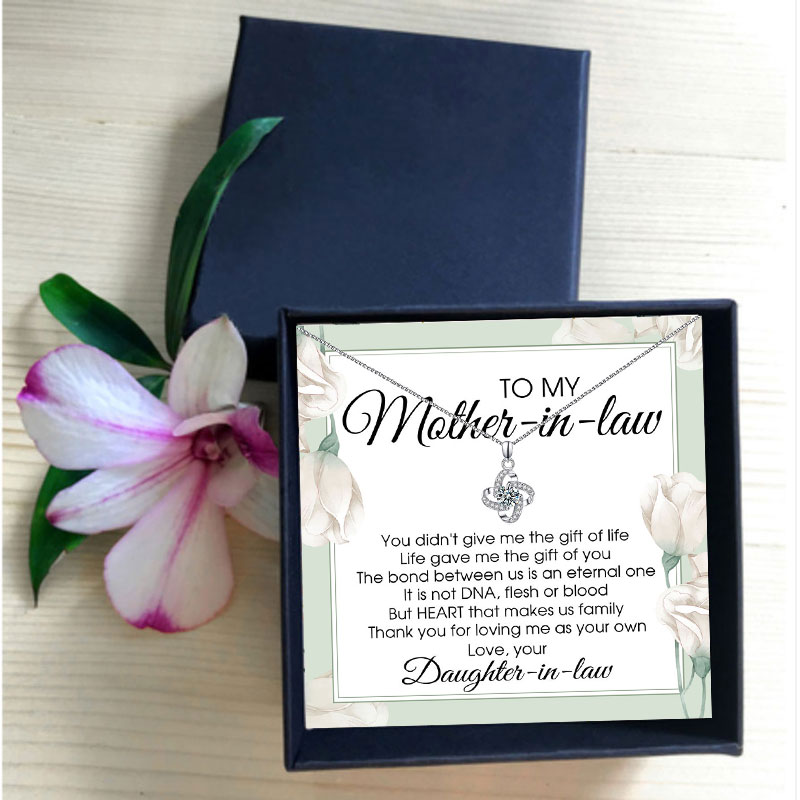 Zu Meinem murmeln in gesetz Halskette Frauen Runde Kleine AAA Zirkon Anhänger Halskette murmeln der Schild Schmuck Geburtstag