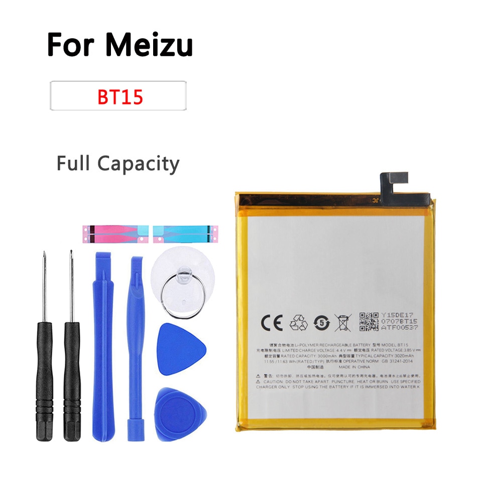 BT15 3020mAh Battery for Meizu M3S Battery M3 S Phone In Stock