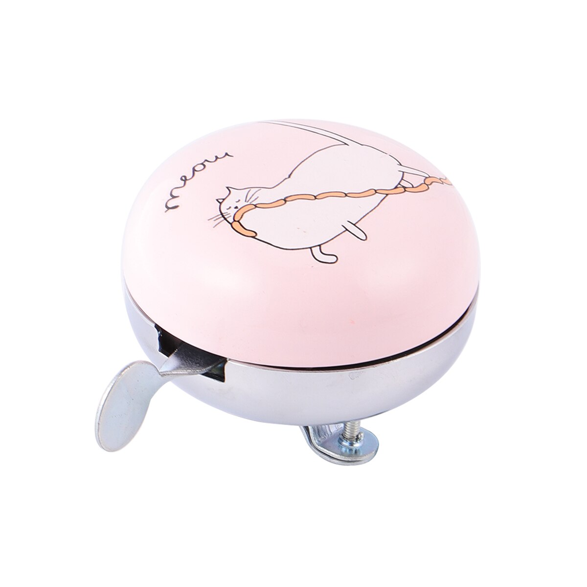 Bicycle Bell Decor Cute Bike Bells Printed Unicorn Bike Bells Crisp Sound Ring Bell for Scooter Tricycle Children DIY Adornment: Big Kitten