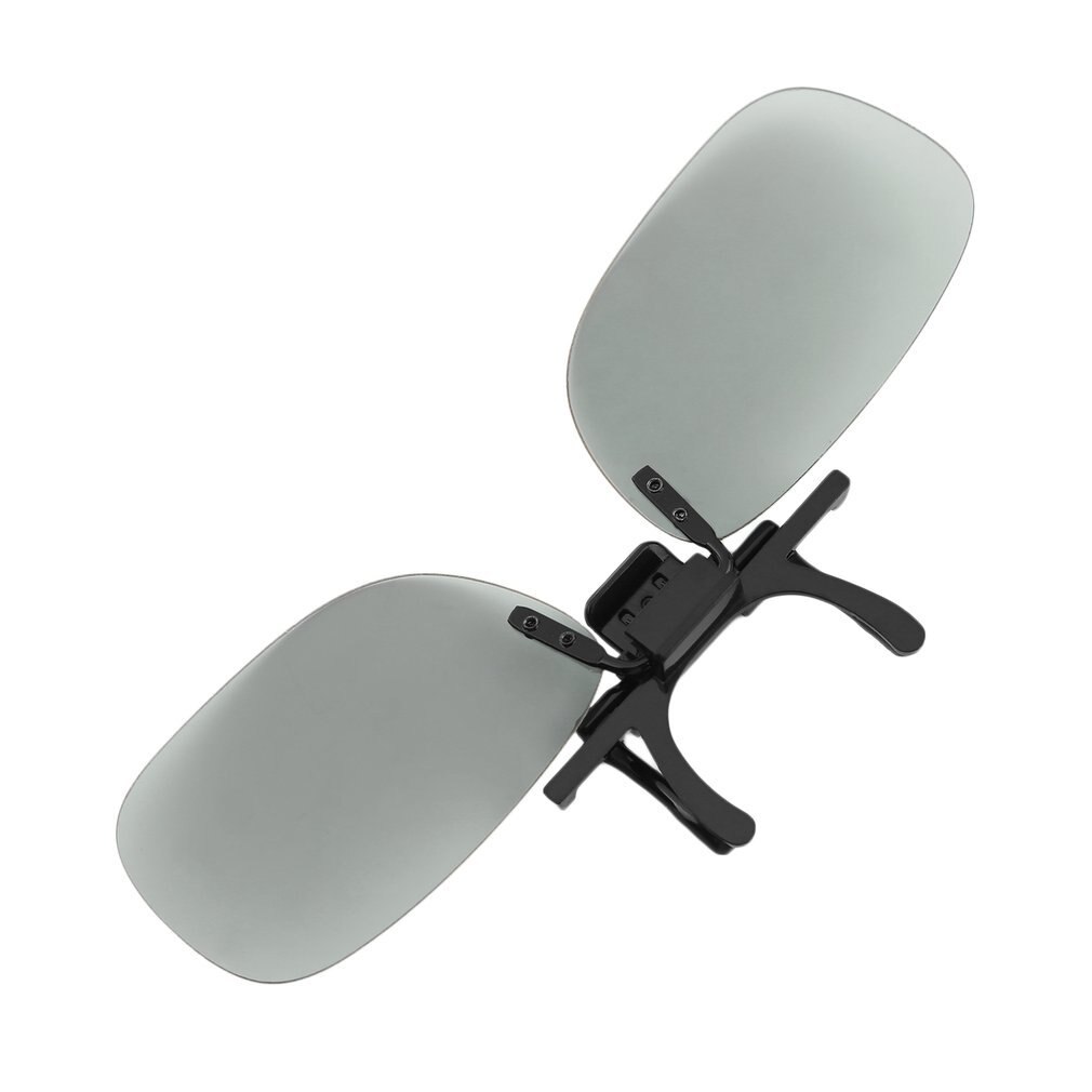1 pièces pince sur Type passif circulaire polarisé 3D lunettes pince pour 3D TV film cinéma 3D léger lunettes seulement