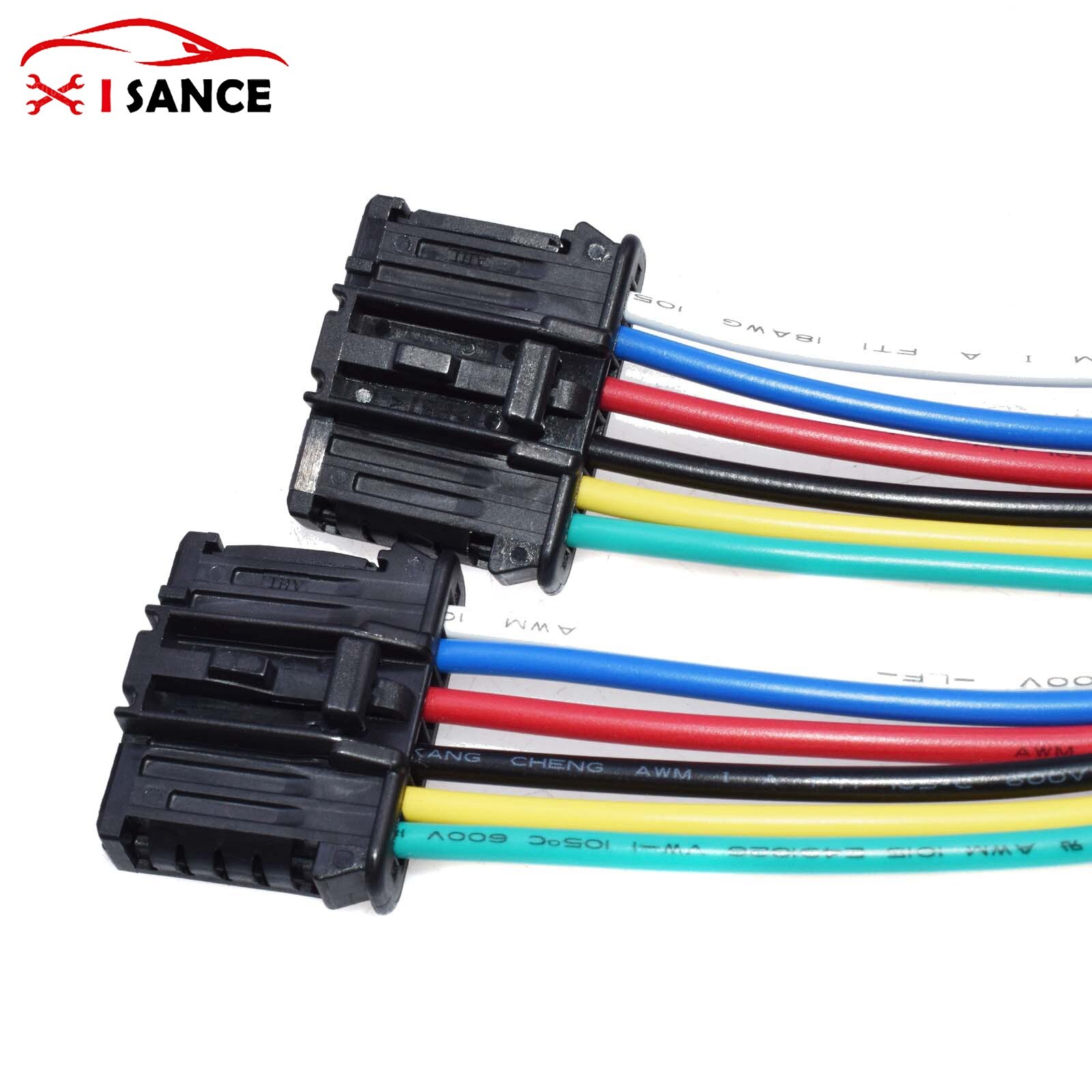 ISANCE Rear Tail Light harness connector 1606248780 FOR Peugeot 206 207 307 308