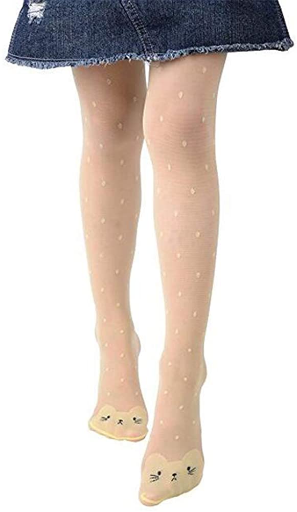 Kids Meisjes Zachte Dans Kant Dunne Panty Panty Broek, Sheer Panty Kousen Pantihose Meisje Roze Kids Visnet Panty