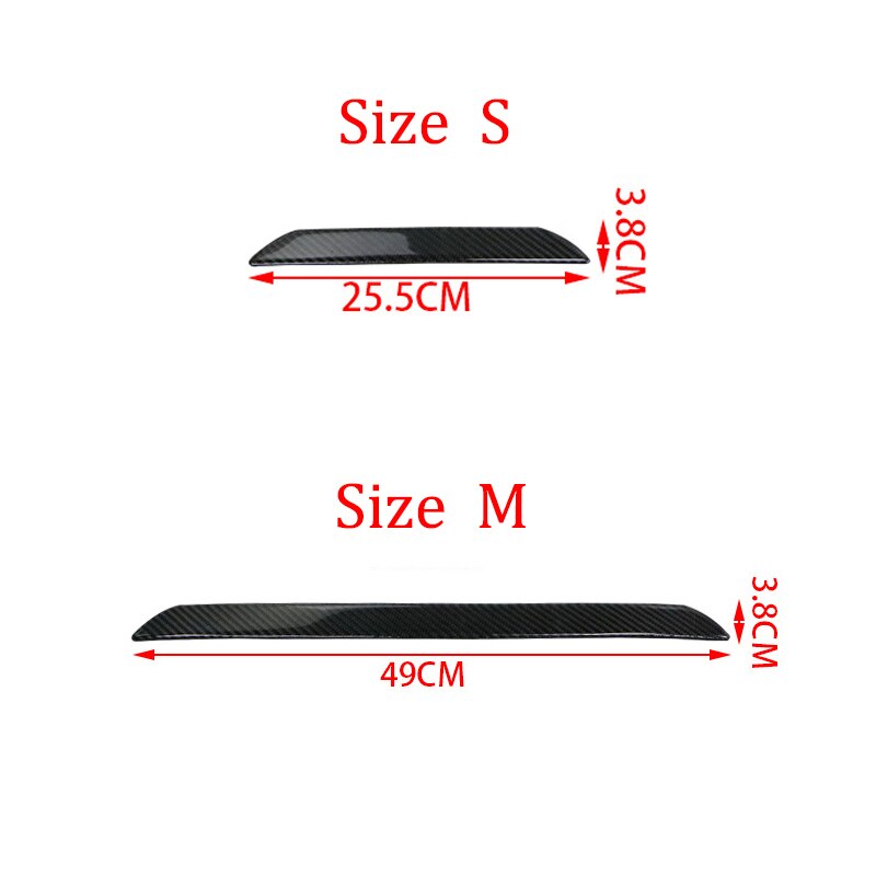 Pair Car Door Sill Plate Pedal Guard Entry Protective Cover Carbon Fiber Auto Sill Scuff Plate Pedal Sticker Styling Accessories