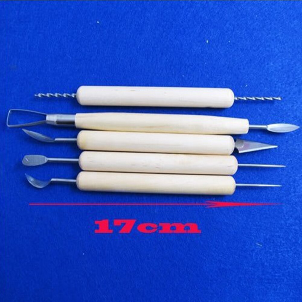 11pcs/Set Clay Sculpting Kit Sculpt Smoothing Wax Carving Pottery Ceramic Tools Polymer Shapers Modeling Carved Tool