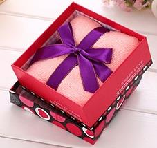35*72cm handtuch exquisit verpackung Kasten Kreative handtuch Lehrer &#39;Tag Valentinstag murmeln der Schild Geburtstag hochzeit Party: Rosa