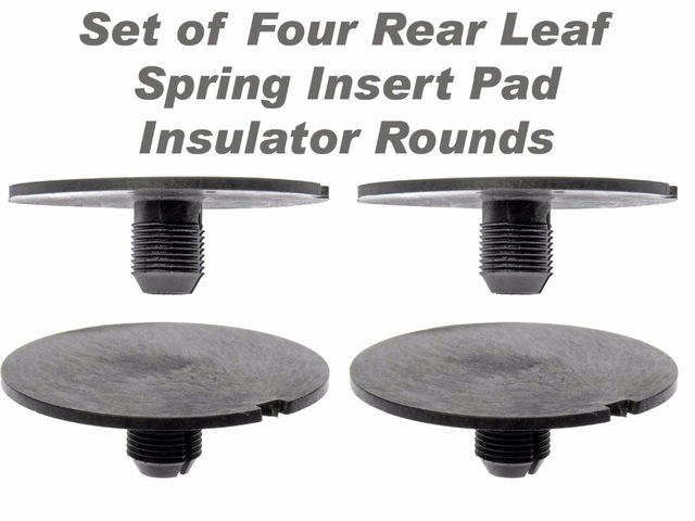 Rear Leaf Spring Plastic Insert Spacer (4 PCS) For 1999-2000 Cadillac / 1989 Chevrolet GMC / 1996-2004 Oldsmobile Models