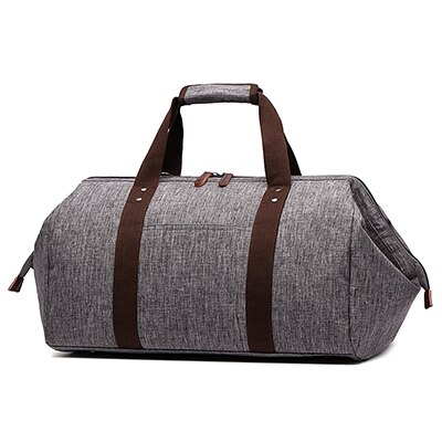 Mannen Reistassen Handbagage Vrouwen Plunjezakken Reizen Tote Grote Weekend Bag Overnight Unisex Waterdichte Tote Hand Duurzaam: Gray