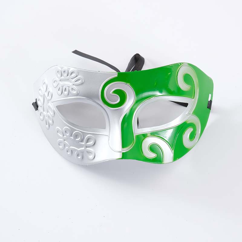 Vintage Zilver Goud Mannen Antieke Gladiator Carnaval Gemaskerd Bal Partij Maskers Cool Retro Mannen Party Maskers: 3