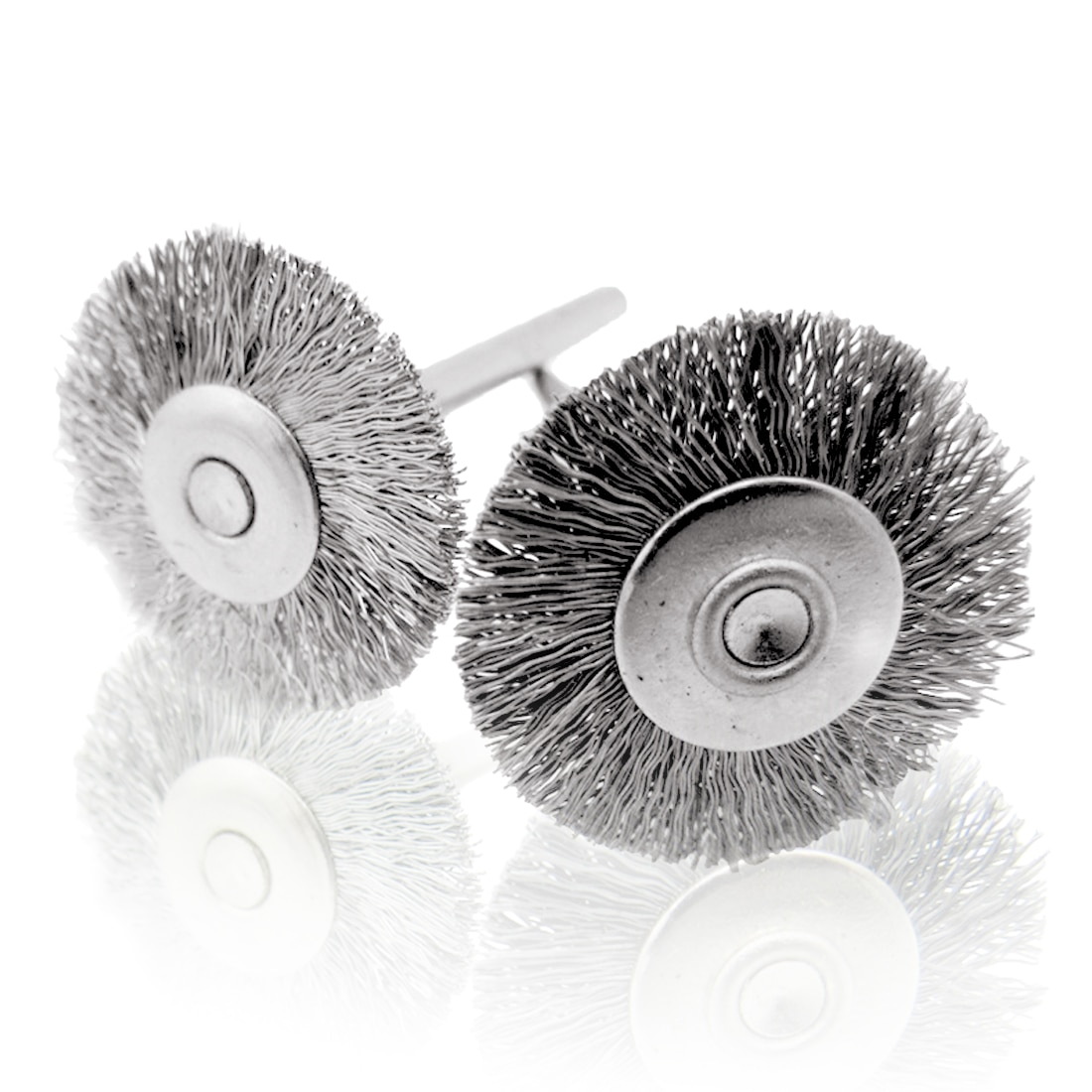impostato di spazzole per ruote in filo di acciaio inossidabile 16 pezzi accessori Dremel per mini trapano utensili rotanti lucidatura spazzola Dremel