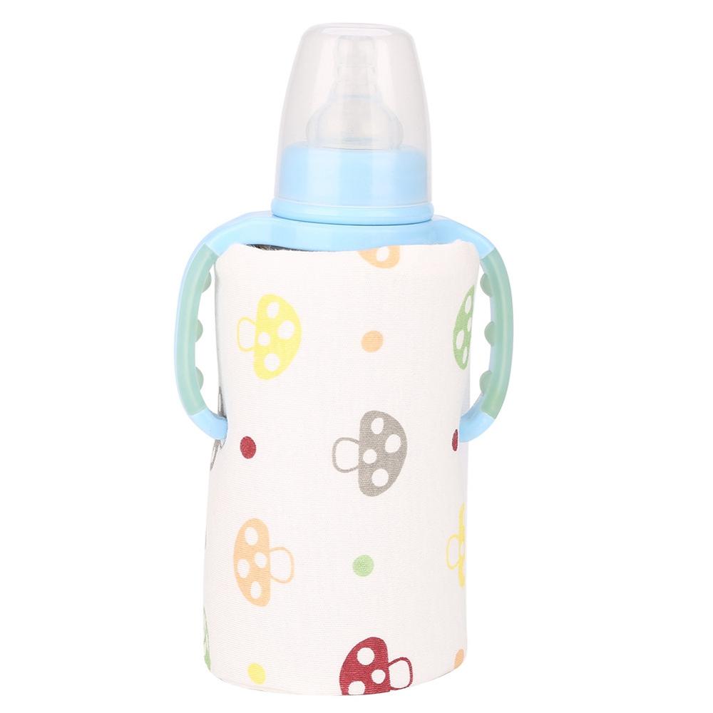 USB Flessenwarmer Draagbare Reizen Melk Warmer Baby Zuigfles Verwarmde Deksel Isolatie Thermostaat Voedsel Heater: B5