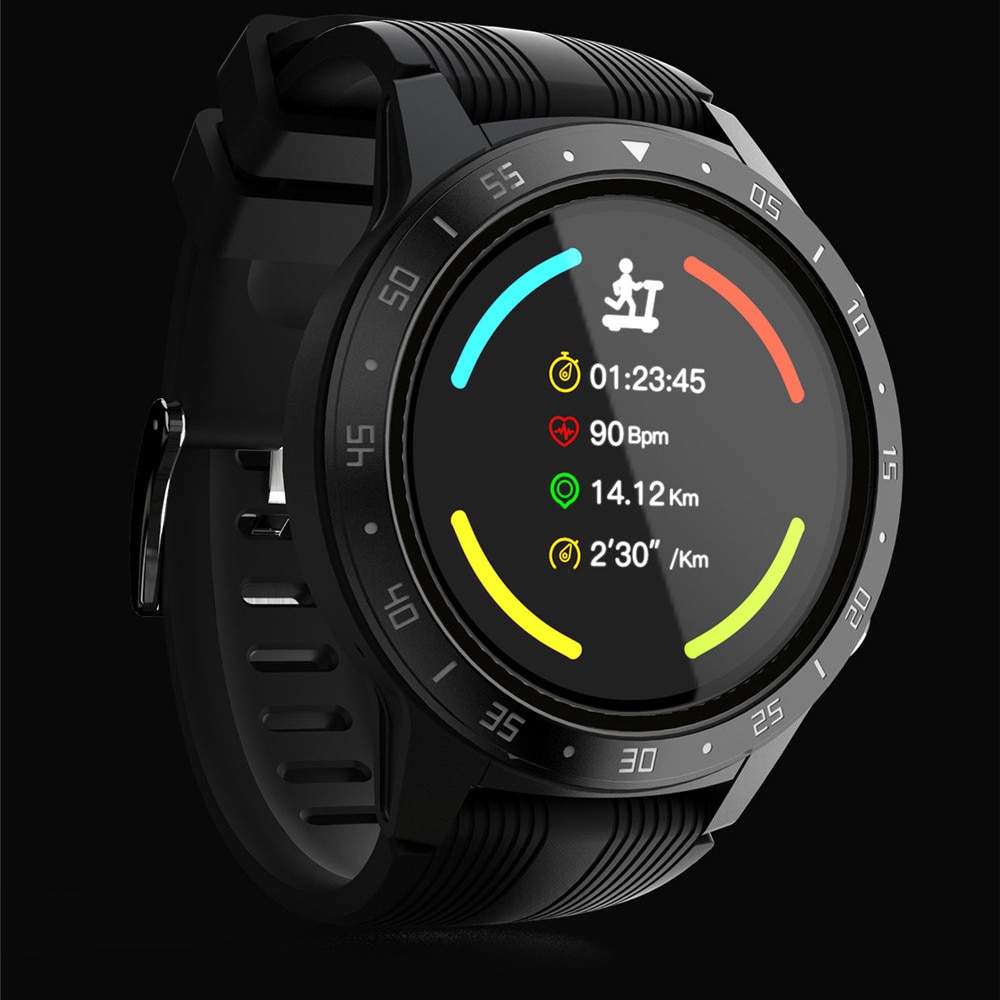 Lokmat sma -tk05 smart ur  bt3.0/4.0 vandtæt puls alarm fjernbetjening kamera gps sports smartwatch til android 4.4 /  ios 8.0