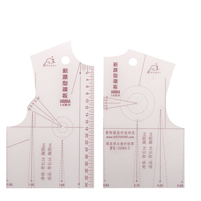 1:5 Ruler Cloth School Student Teching Apparel Drawing Templete Garment Prototype Rulers