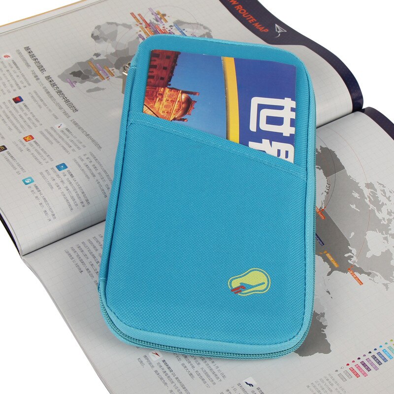 Travel Accessories Function Passport Cover Wallets Bag Polyester ID Addres Holder Women Men Portable Baggage Boarding Card Case