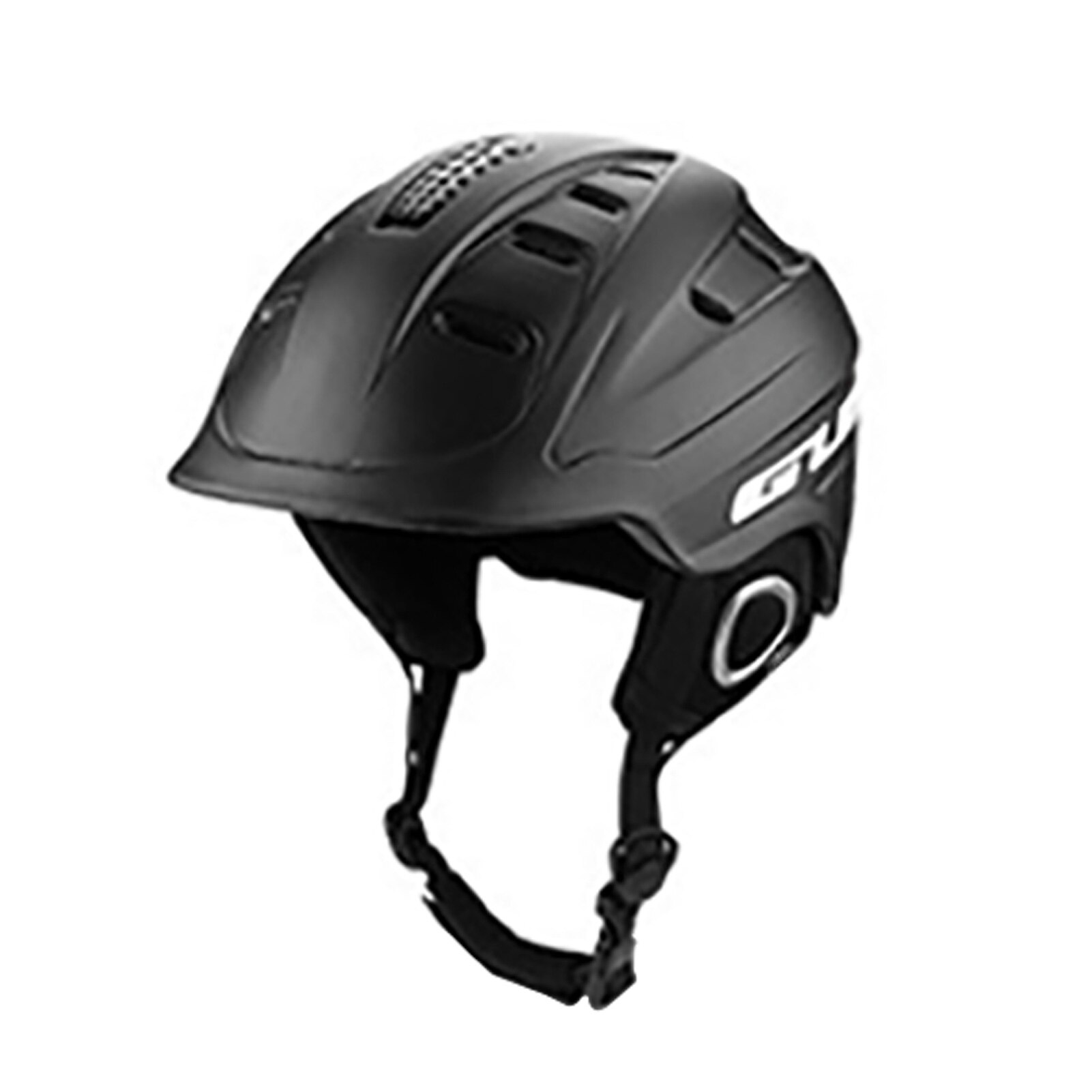 GUB homme femmes Snowboard motoneige Ski casque adulte coupe-vent patinage Skateboard Sports de neige cyclisme casques: Black