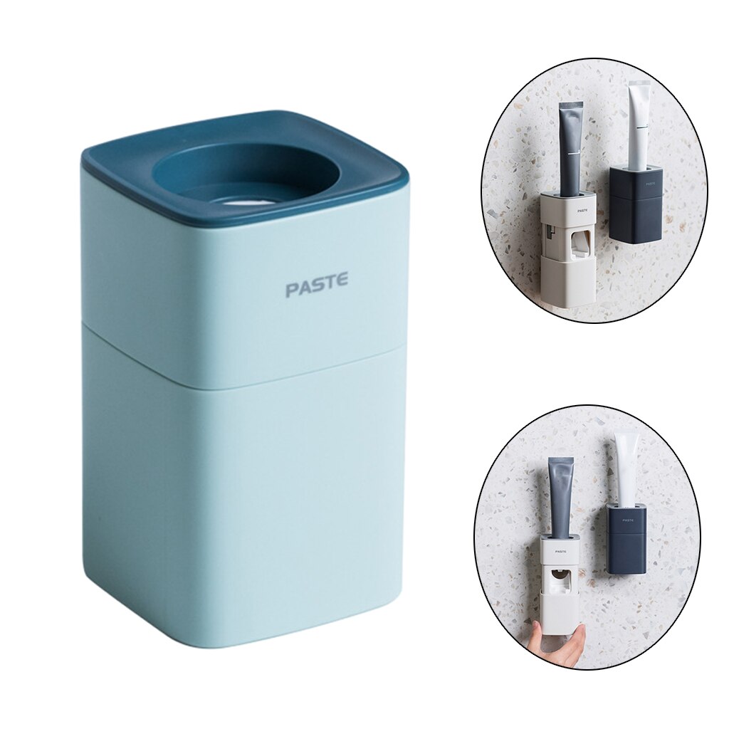 Toothpaste Dispenser Wall Mount for Bathroom Automatic Toothpaste Squeezer