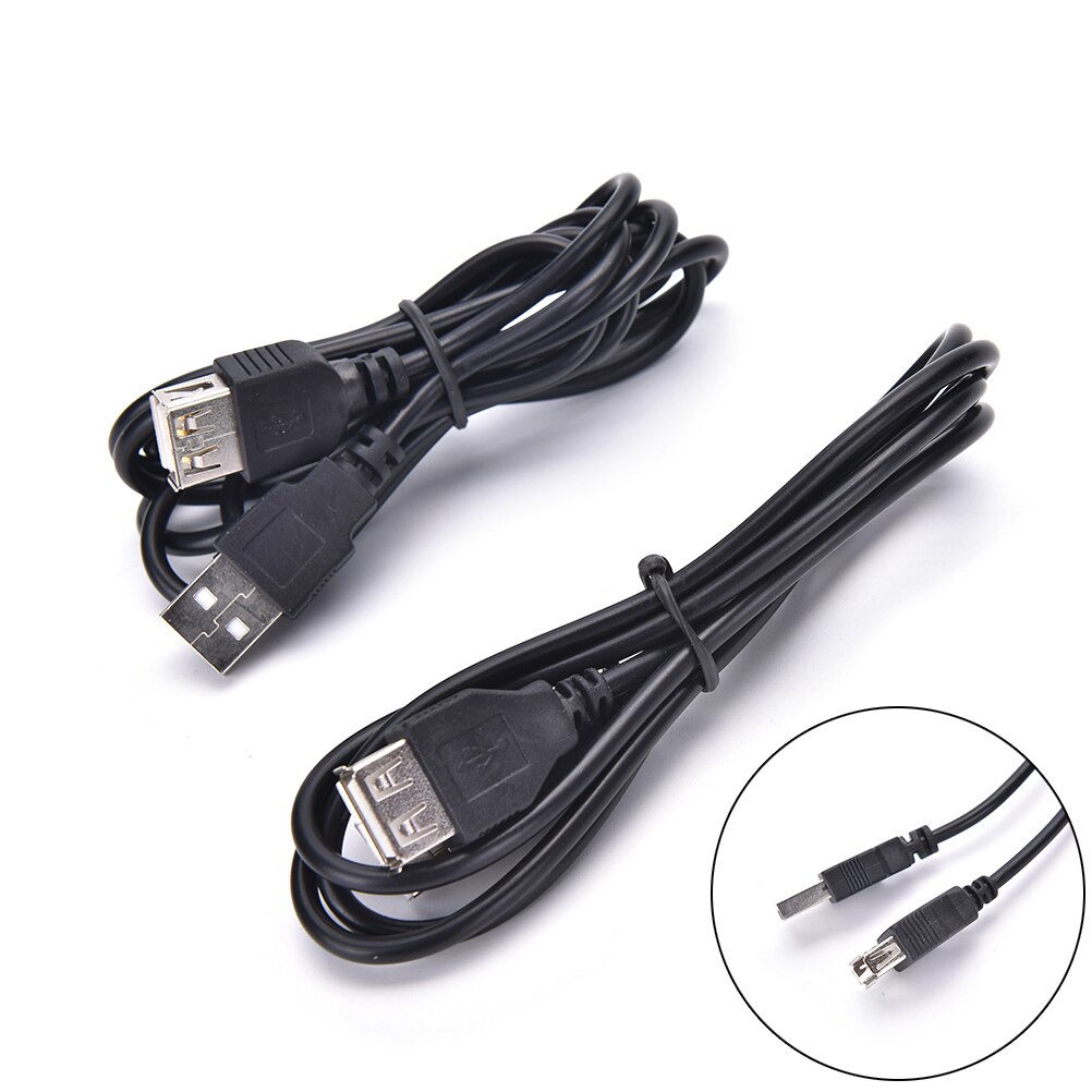 1m/1.5m USB 2.0 EXTENSION Cable Lead A Male Plug to A Female Socket Short USB 2.0 EXTENSION Cables