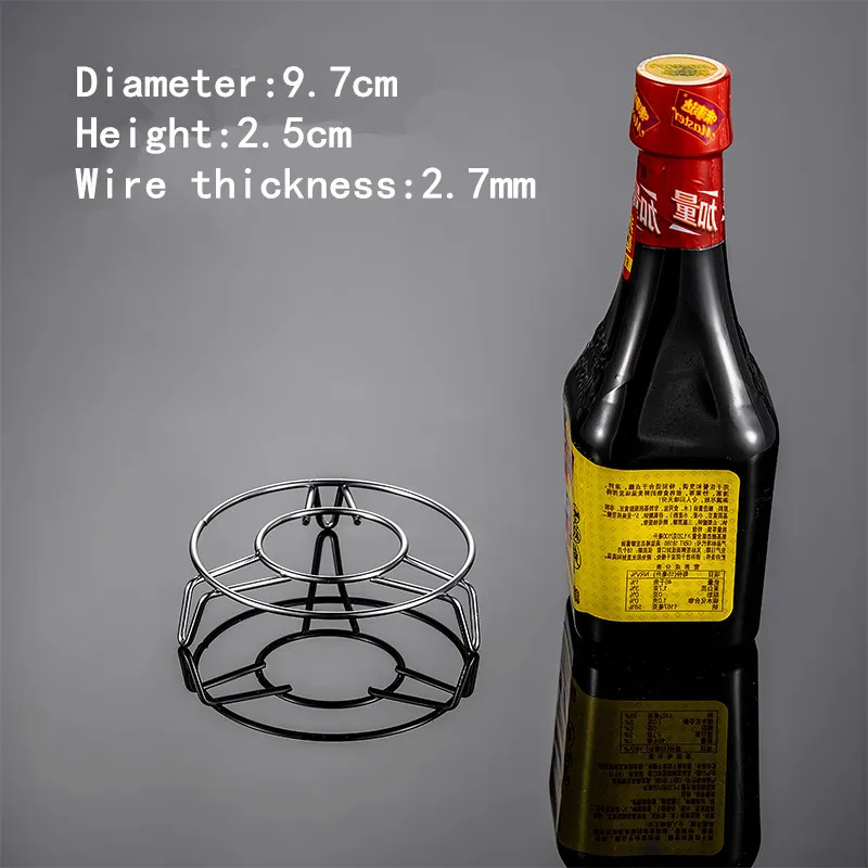 Dikke Rvs Steamer Voedsel Keuken Kookgerei Stoomboot Rack Insert Voorraad Koken Stomen Stand Keuken Verwarming Leveringen: 9.7xH2.5cm