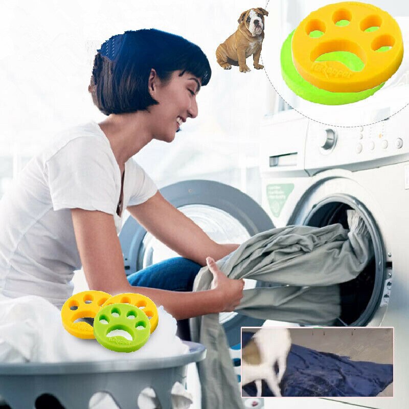 Pet Hair Remover Washing Machine Reusable Laundry Fur Catcher Cleaning Products Accessories wasmachine haar verwijderaar