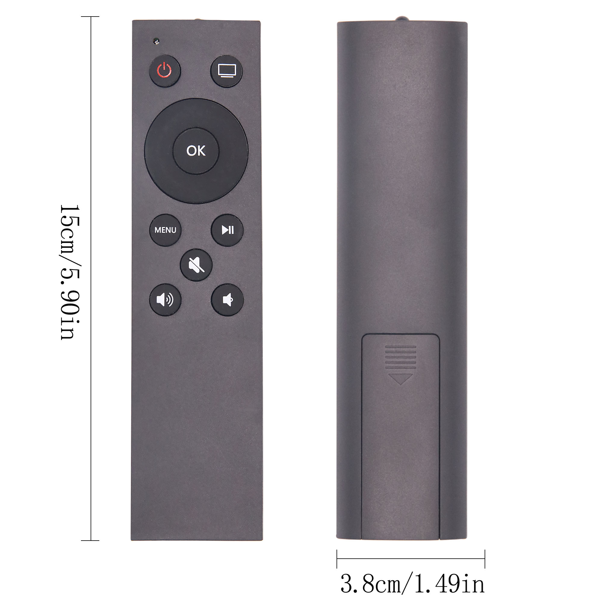 Mando a distancia universal para Apple TV 4K/Apple TV Gen 1 2 3/ Apple TV HD A2169 A1842 A1625 A1427 A1469 A1378 A1218 sin botón de voz