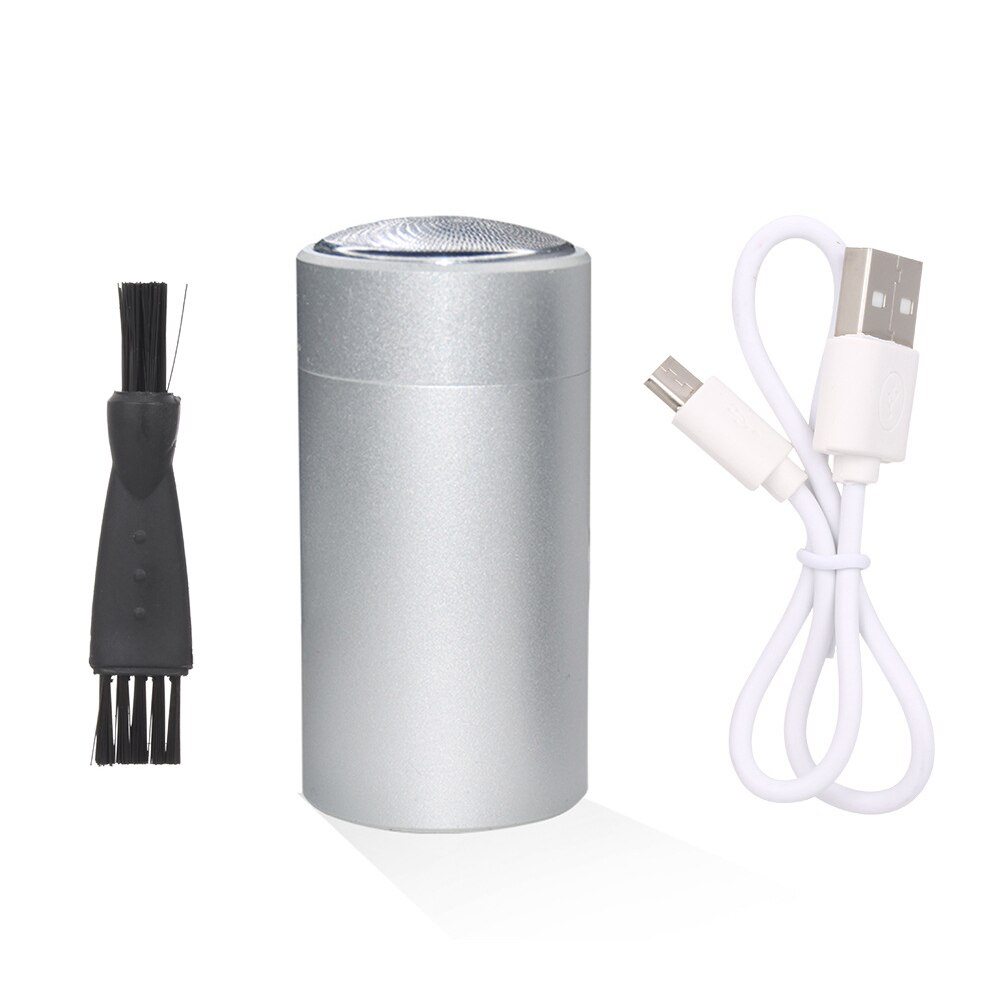 Handheld Electric Razor Beard Shaving Grooming Face Care Sensitive Area Home USB Rechargeable Easy Clean Mini Portable Salon