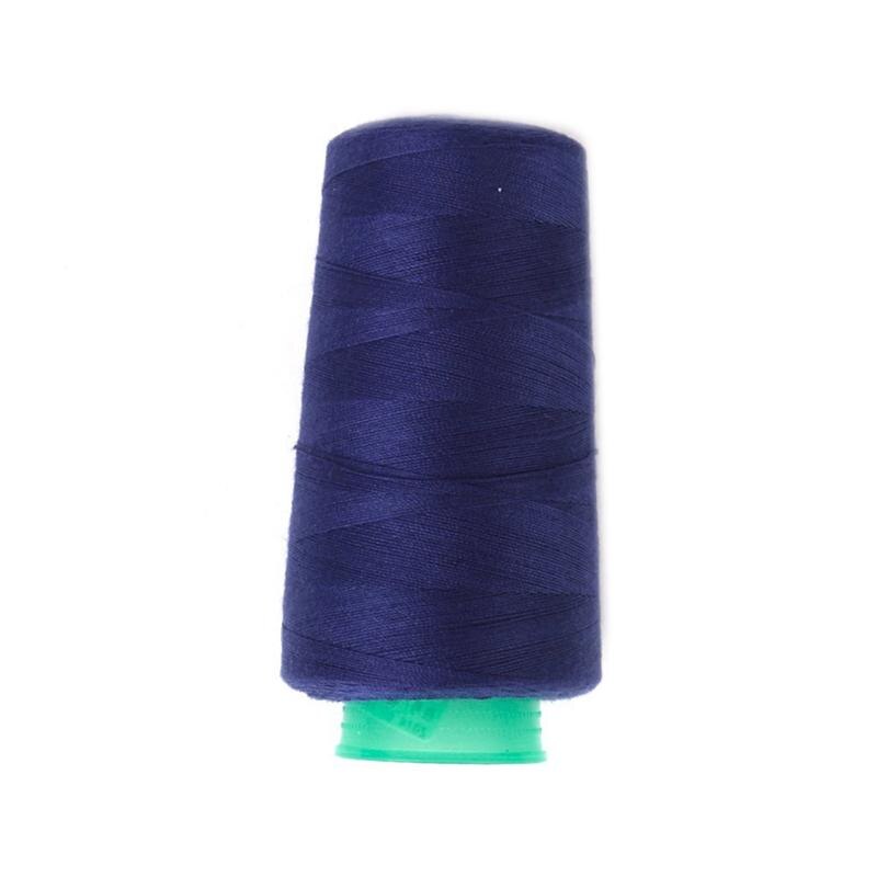 3000 yard Spool of Jeans 20S/2 Sewing Thread for Sewing Machine Dark Blue Line Industrial Polyester Thread Metre Cones