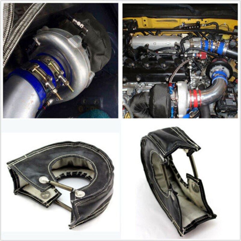 Car Heat Shield Turbine Socket High Temperature Resistant Engine Durable: Black