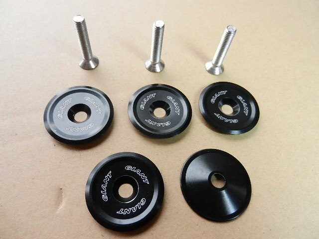 Giant TCR SL Road bike Headset Stem top cap cover with bolt 1 set