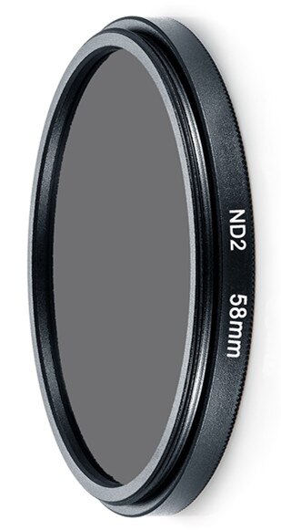 58mm UV Filter EW-63C Lens Hood for Canon EOS 250D 200D 100D SL3 SL2 SL1 Kiss X10 X9 with EF-S 18-55mm f/4-5.6 is STM Lens: ND2 filter