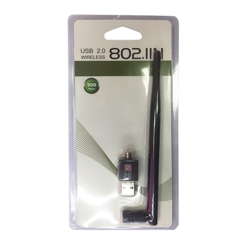 Adaptador Wifi inalámbrico USB 600/900mbps 802.11b/gn adaptador USB Ethernet receptor de tarjeta de red wi-fi para Windows Mac PC: 900M