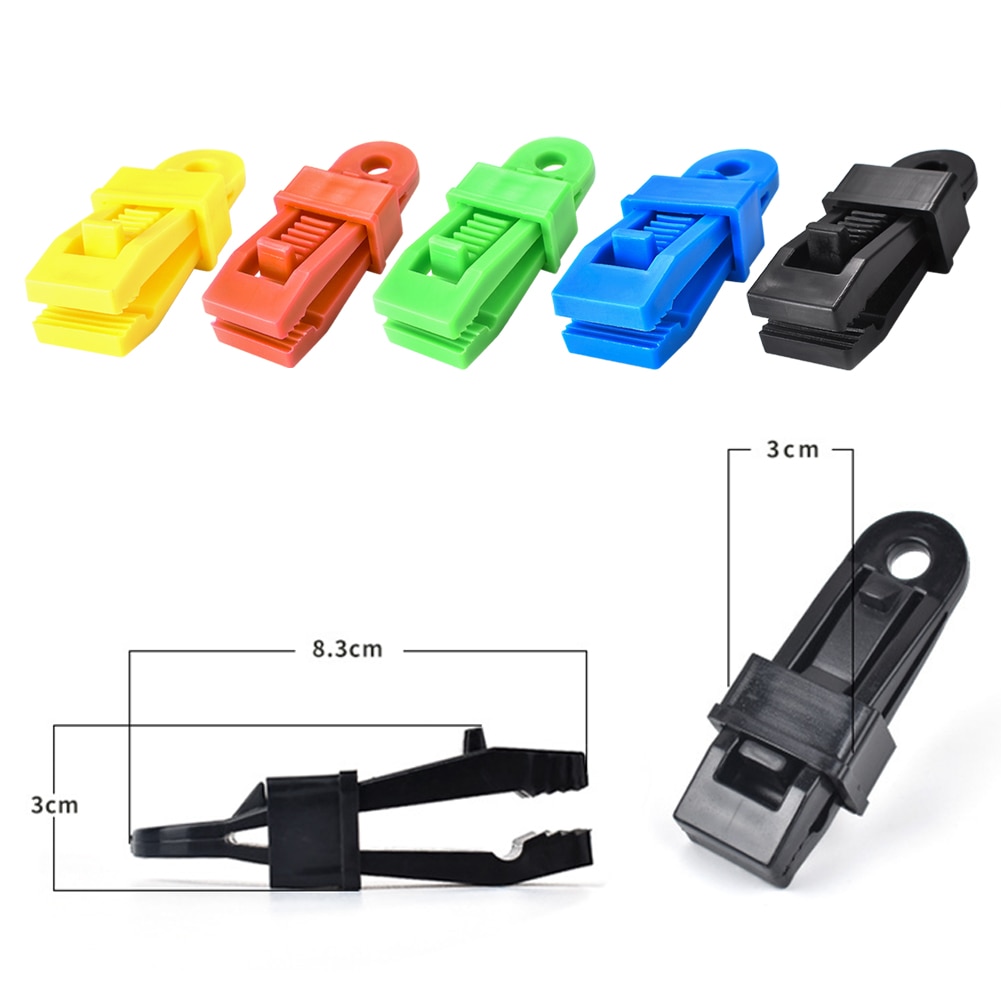 10 stücke Zelt Haken Outdoor Camping Große Markise Baldachin Pull Punkt Haken Multi-funktionale Praktische Langlebig Schnalle Zelt Barb clips