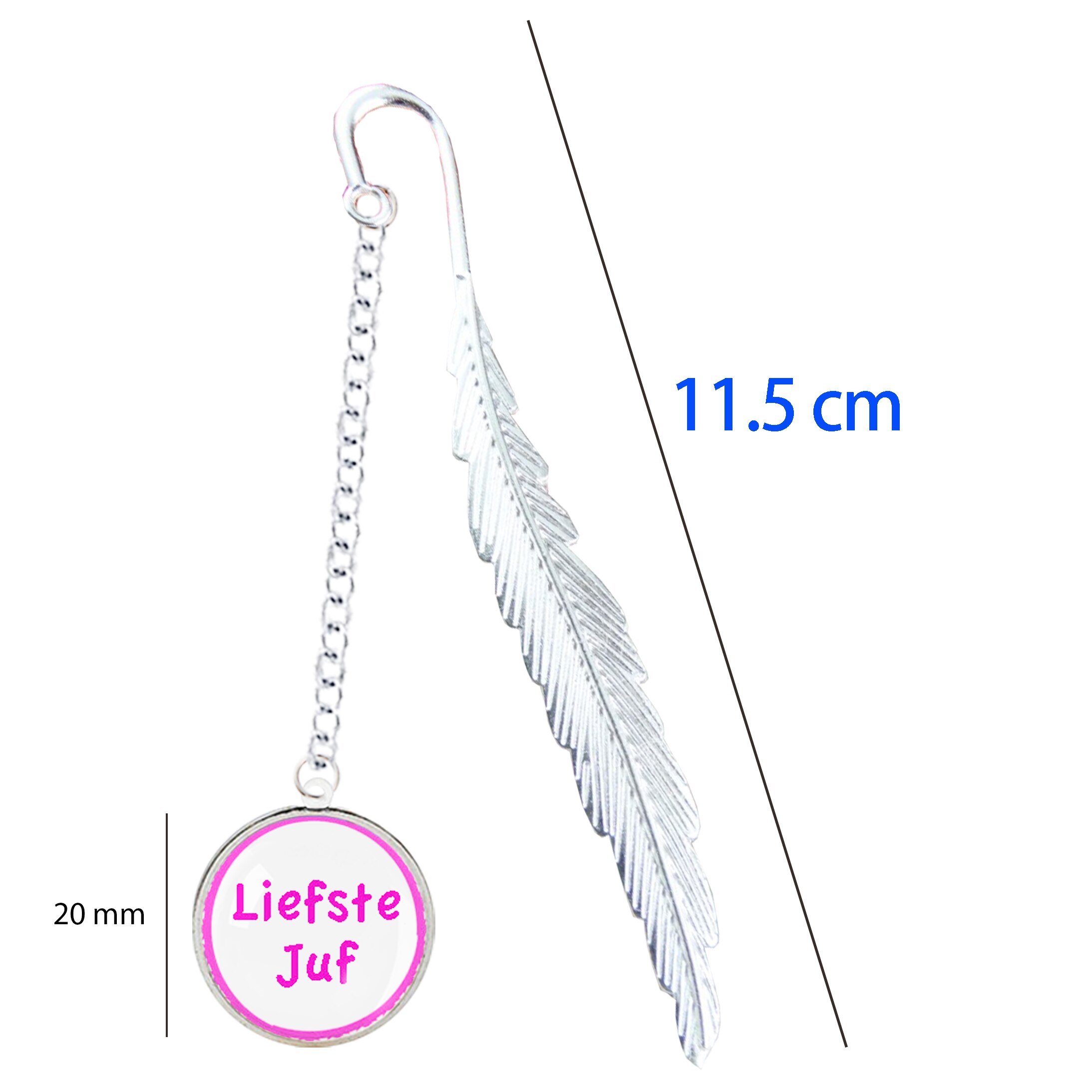 VOOR DE Liefste Juf leucste Meester Glass Marque páginas marcapáginas Signet bedankt juf cadeau carta gracias querido Maestro