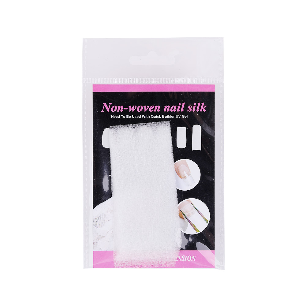 Accesorios profesionales para uñas, de fibra de vidrio y seda, con forma de uña acrílica, para extensión de puntas de uñas, herramienta para papel, 10 Uds.: Default Title