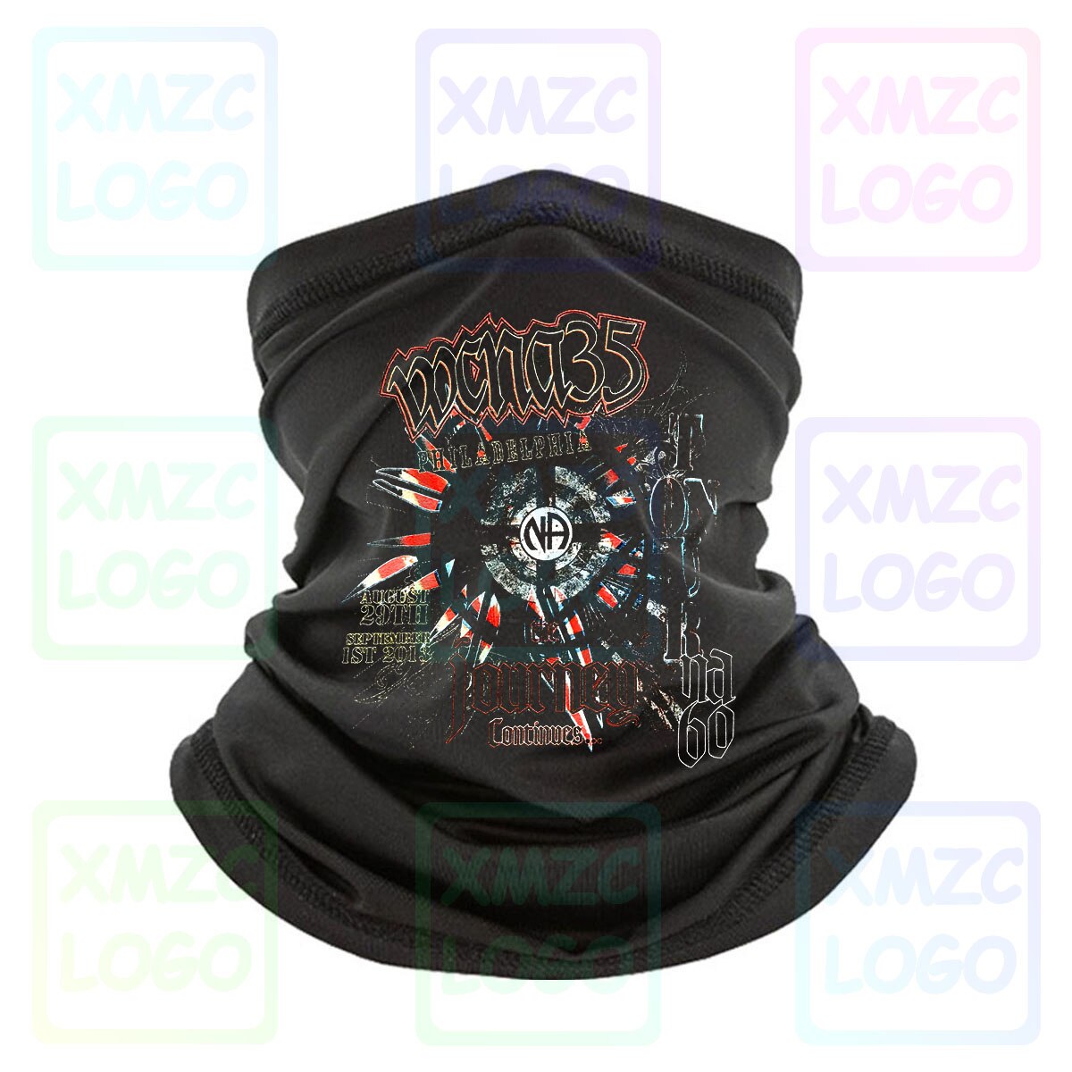 Wcna 35 Bandana antinarctic Anonymous World Convention adulto 2X Xxl Na recuperación diadema bufanda Bandana cuello calentador mujeres hombres: 4001214119634-scarf