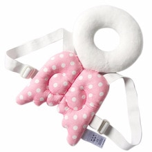 1 st söta vingar amningsmotståndskudde babyhuvudskyddsdyna småbarn nackstödskudde babynack babyskydd