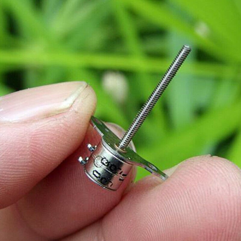 5Stck Nidec 2-Phase 4-draht Mikro Mini Miniatur 6mm Schrittmotor treten 17mm Lange welle linear Schraube DIY Digital Kamera Objektiv