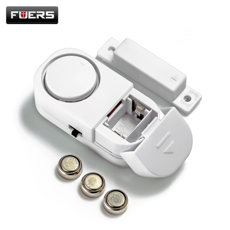 Fuers 10 stk 90db trådløst hjemmevindue dør indbrudssikring alarmsystem magnetisk sensor til hjemmet sikkerhedssystem