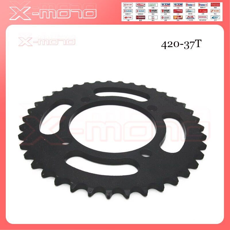 420/428 37t/41t 76mm moottoripyörän ketjupyörät takaselkään takaratas ratas 420/428 ketjut 110cc 125cc 140cc lika pit bike