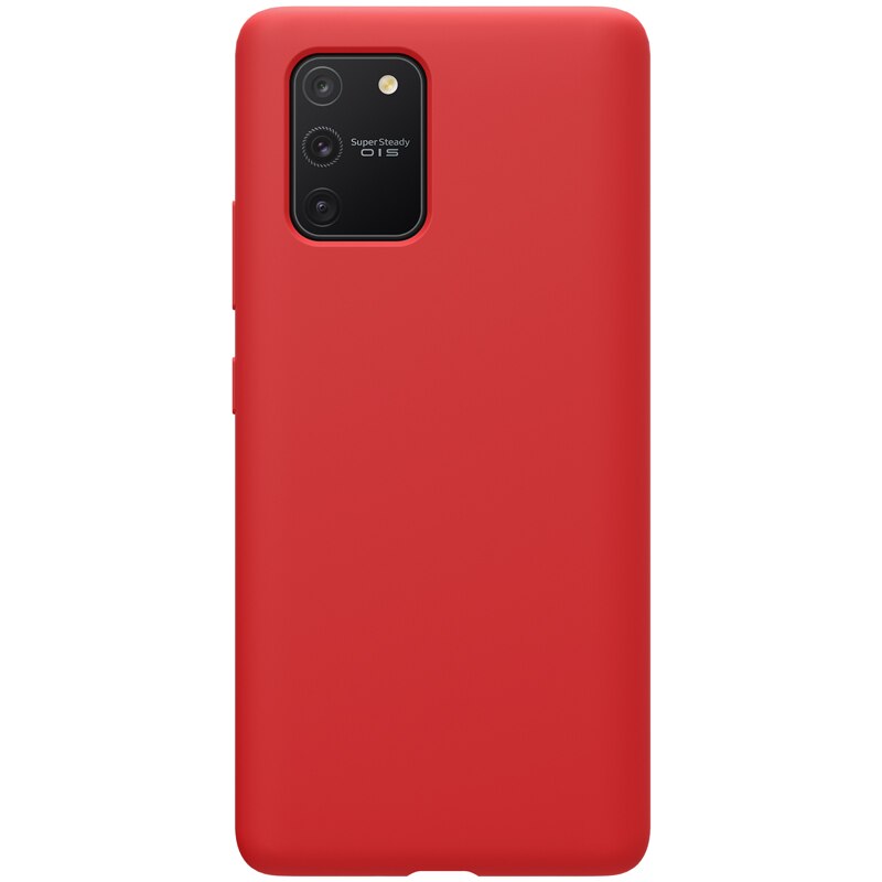 per il caso di Samsung galassia S10 Lite copertura della cassa Nillkin flettere Puro caso di Lusso della copertura posteriore per samsung s10Lite capa casi: rosso