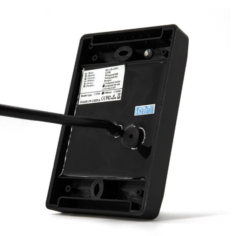 Waterproof Wiegand Wg26 Wg34 RFID IC Card Reader Proximity reader 125Khz 13.56Mhz ID IC for Access Control System