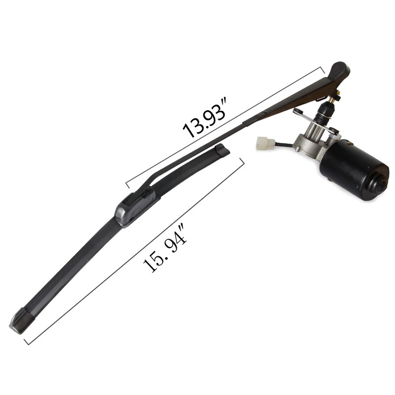 Universal UTV Electric Windshield Wiper Motor Kit Assembly with Spray Bottle for Polaris Ranger RZR 900 Kawasaki Honda