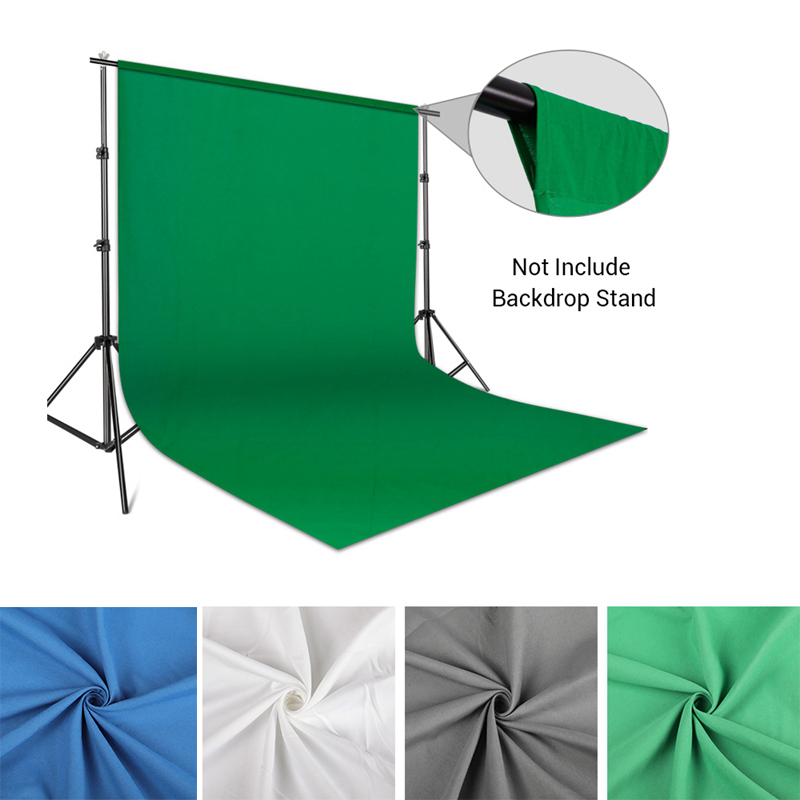 Fondo de fotografía de muselina suave para estudio fotográfico, telón de fondo de tela de muselina de algodón, pantalla verde, llave de croma, proyección de vídeo