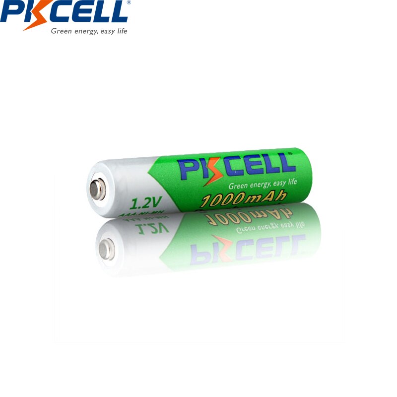 8Pcs Pkcell 1.2V Aaa Ni-Mh Oplaadbare Batterijen Nimh Batterij Lage Zelfontlading Aaa Batterijen 1000Mah Tot 1200 Cirkel Keer